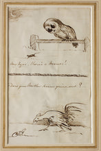Load image into Gallery viewer, My Eyes, Theres a Mouse Does Mother Know Youre Out - Pen and Ink Sketches circa 1880s

