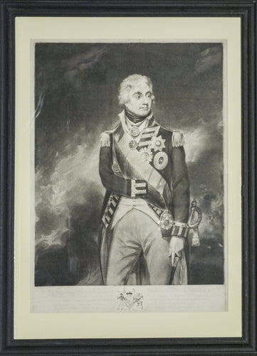 Antique Mezzotint of 'Most Noble Lord Horatio Nelson...' by Richard Earlom, 1805