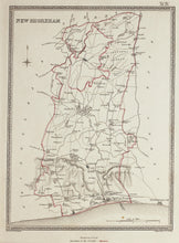 Load image into Gallery viewer, New Shoreham - Antique Map by J&amp;C Walker circa 1835
