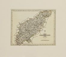 Load image into Gallery viewer, Northamptonshire - Antique Map by John Cary, circa 1783
