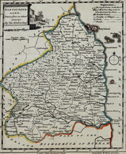 Load image into Gallery viewer, Northumberland - Antique Map by Thomas Kitchin circa 1748
