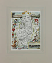 Load image into Gallery viewer, Nottinghamshire - Antique Map by Thomas Moule circa 1842
