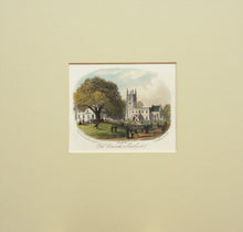 Load image into Gallery viewer, Old Church Matlock - Antique Steel Engraving circa 1869
