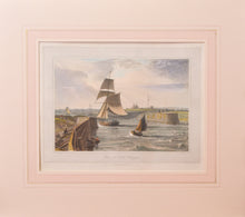 Load image into Gallery viewer, Pier at Little Hampton - Antique Aquatint 1823

