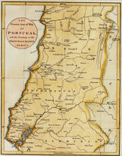 Load image into Gallery viewer, Portugal - Antique Military Map circa 1810
