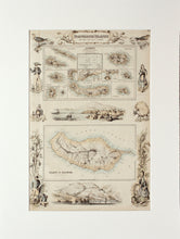 Load image into Gallery viewer, Portuguese Islands in the Atlantic Ocean - Antique Map circa 1862
