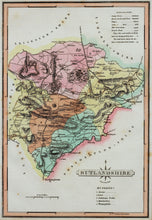 Load image into Gallery viewer, Rutlandshire - Antique Map by J Wallis circa 1814
