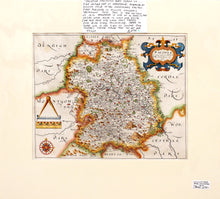 Load image into Gallery viewer, Shropshire - Antique Map by William Hole 1610

