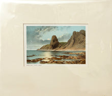 Load image into Gallery viewer, Pinnacle Rock St Ouens, Jersey - Antique Chromolithograph circa 1880
