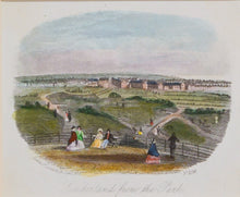 Load image into Gallery viewer, Sunderland from the Park - Antique Steel Engraving circa 1858
