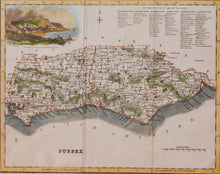 Load image into Gallery viewer, Sussex - Antique Map by Fullarton circa 1833
