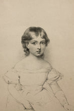 Load image into Gallery viewer, The Princess Victoria Soft Ground Etching circa 1830

