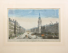 Load image into Gallery viewer, The Strand with St Marys Church, London - Antique Copper Engraving circa 1760s
