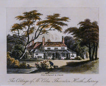 Load image into Gallery viewer, The Cottage of Mr Coles, Thornton Heath Surrey - Aquatint, 1817
