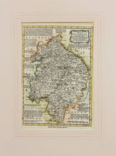 Load image into Gallery viewer, Warwickshire Divided into Hundreds - Antique Map by Bowen circa 1767
