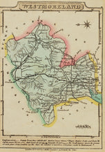 Load image into Gallery viewer, Westmoreland - Antique Map by J Wallis circa 1810
