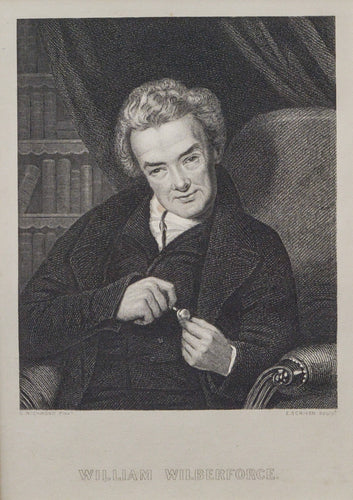 William Wilberforce - Antique Portrait Print circa 1860